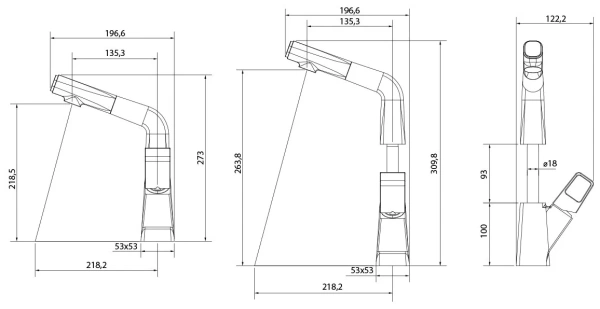 Смеситель для раковины Lemark Soul (LM6008BR)